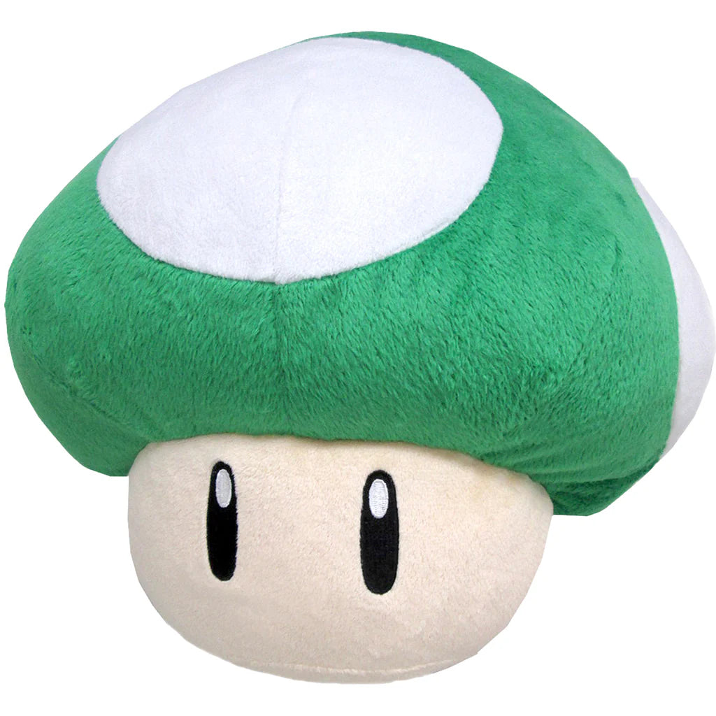 PSH: 1UP MUSHROOM PILLOW (GREEN)