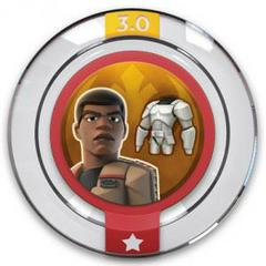 FIG: FINN'S STORMTROPPER COSTUME - DISNEY 3.0 POWER DISC