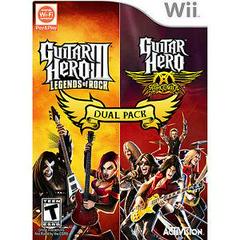WII: GUITAR HERO III GUITAR LEGENDS OF ROCK + GUITAR HERO AREOSMITH