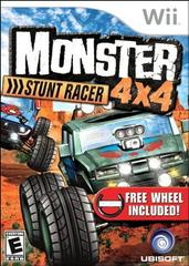 WII: MONSTER 4X4: STUNT RACER WITH RACING WHEEL