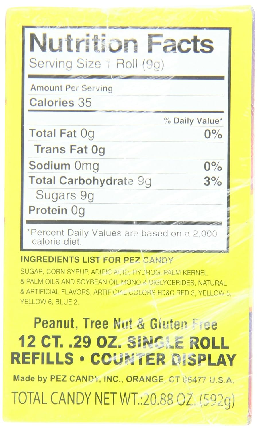 FOOD: PEZ Candy - Classic Refill Sticks