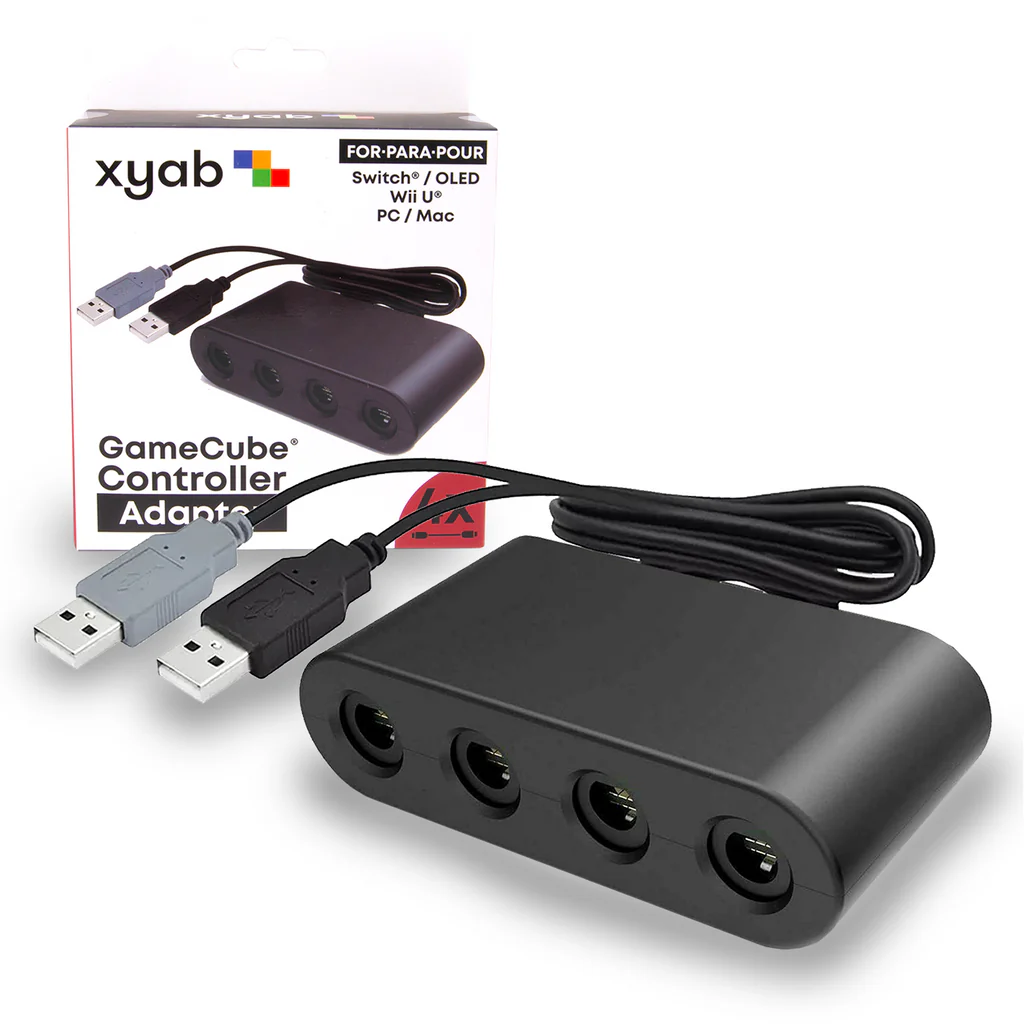GAMECUBE CONTROLLER ADAPTER - XYAB WII/WIIU/SWITCH/PC