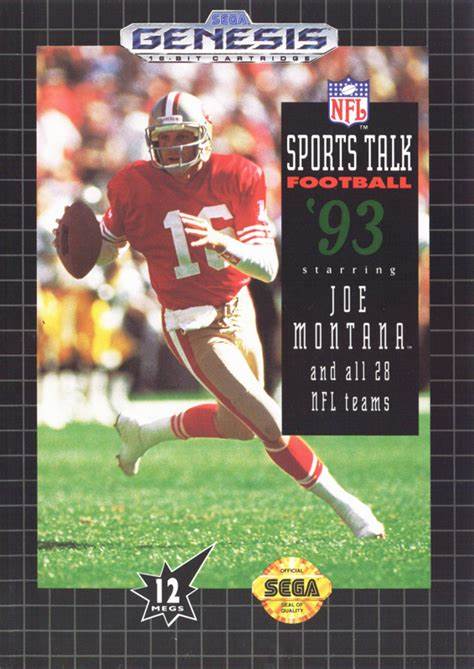 SG: SPORTS TALK FOOTBALL '93 STARRING JOE MONTANA