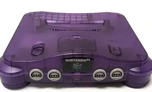 N64: CONSOLE ONLY GRAPE (RE-SHELL)