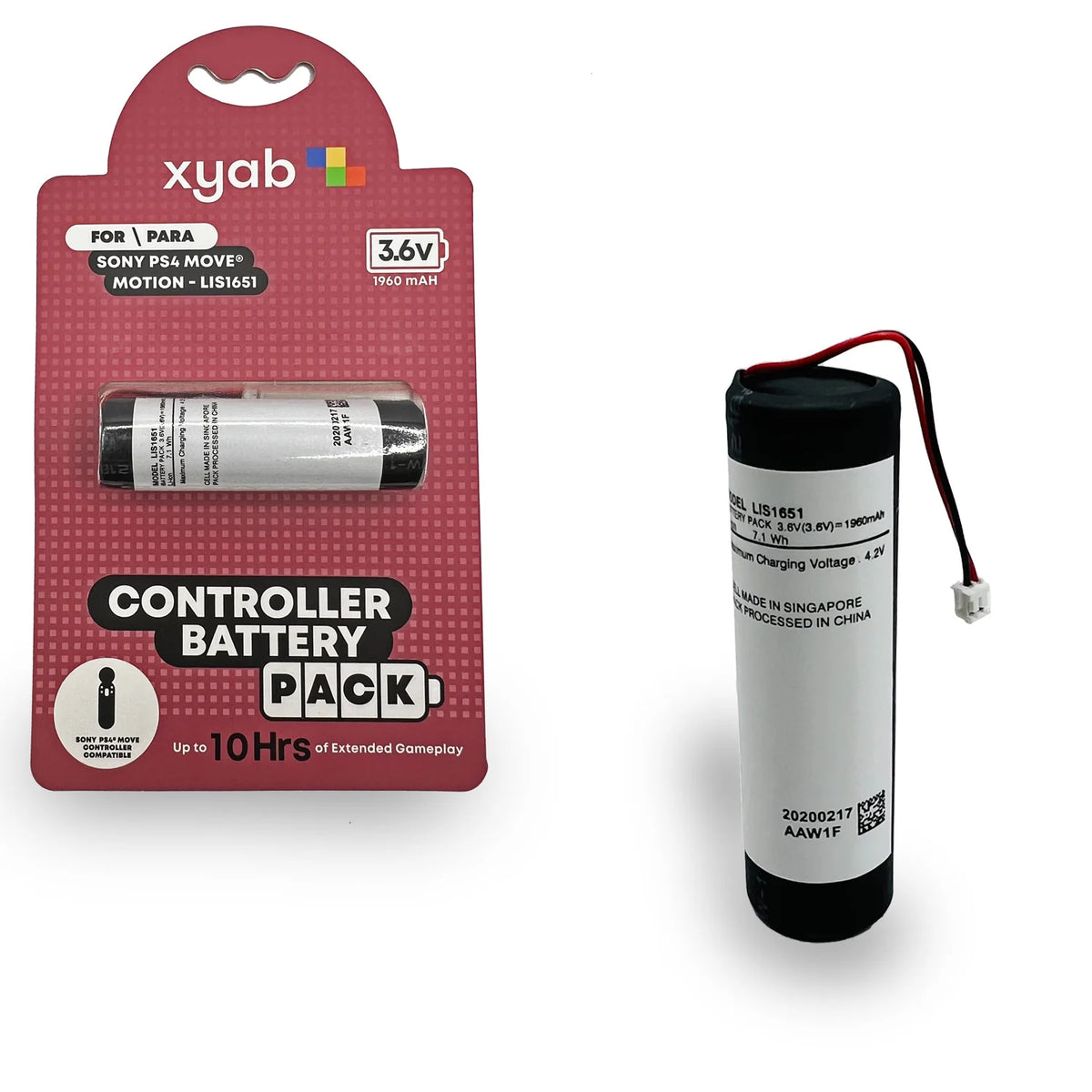 PS4 MOVE MOTION: BATTERY PACK- XYAB