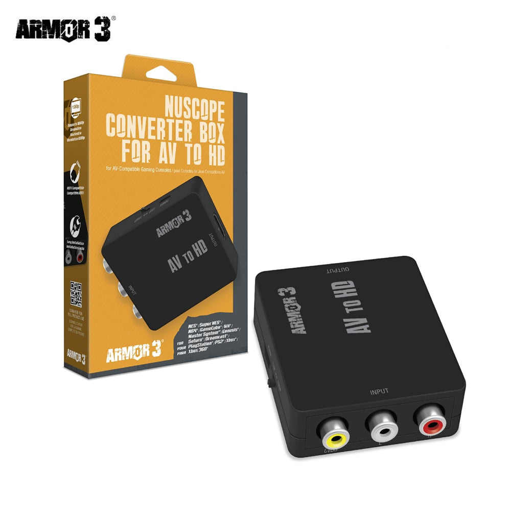 NUSCOPE CONVERTER BOX AV TO HD - Cap'n Games, Inc.