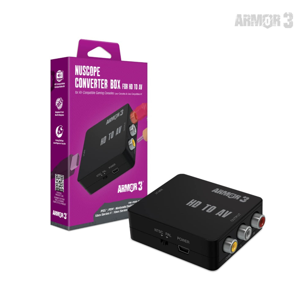 NUSCOPE CONVERTER BOX HD TO AV
