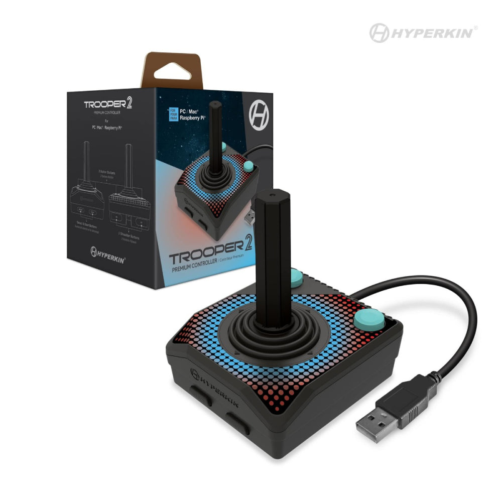 TROOP 2 PREMIUM ATARI STYLE CONTROLLER - FOR PC/MAC
