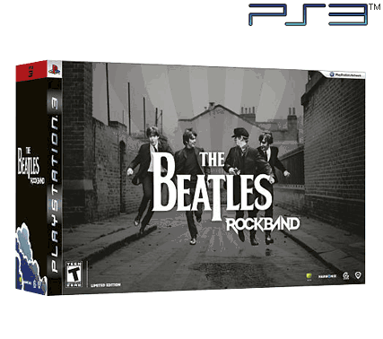 PS3: The Beatles: Rock band Limited Edition Premium Bundle (Game + Guitar + Drum + Mic)