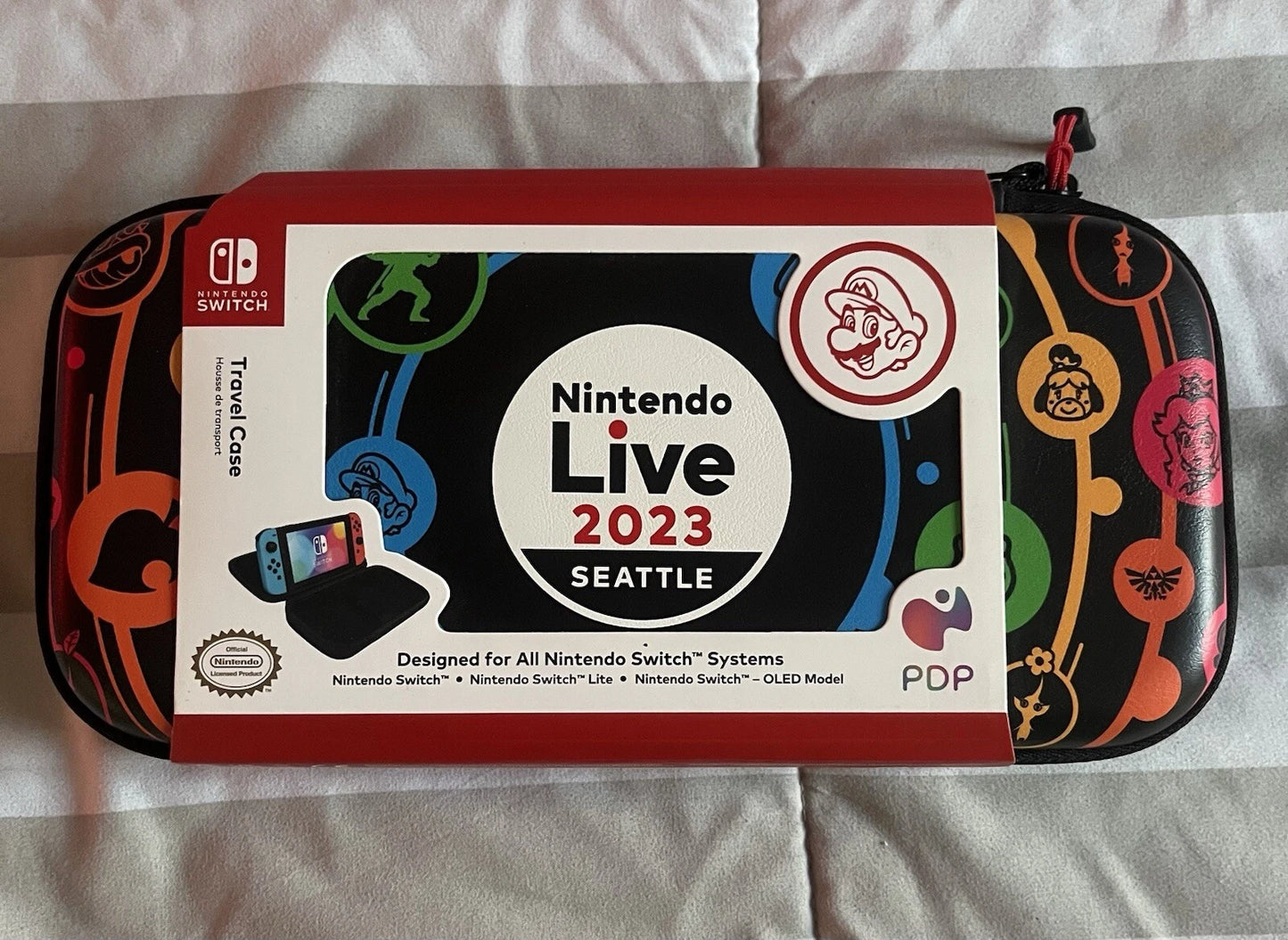 NEW Nintendo Live 2023 Seattle Switch PDP Case Limited Exclusive Event PAX West