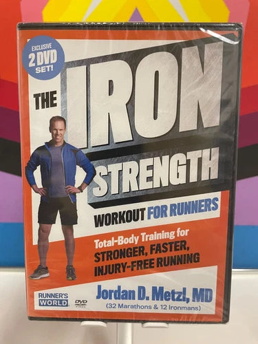 DVD: IRON STRENGTH WORKOUT FOR RUNNERS (BRAND NEW SEALED)