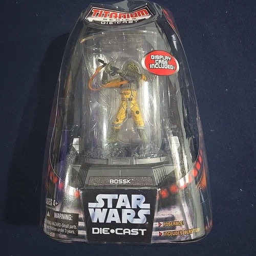 FIG: STAR WARS DIE-CAST TITANIUM SERIES BOSSK 4" ACTION FIGURE