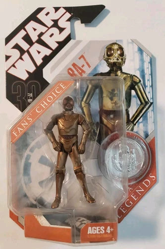 FIG: STAR WARS 30TH ANNIVERSARY BASIC FIGURES W/ SILVER COIN ACTION FIGURE