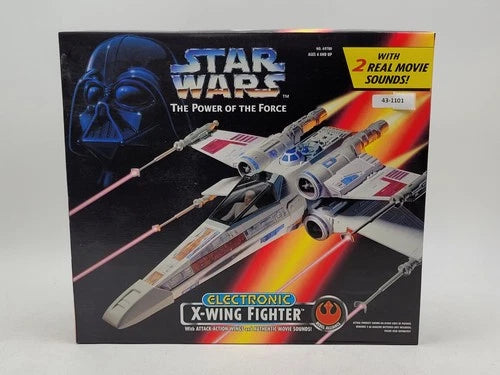 FIG: STAR WARS THE POWER OF THE FORCE ELECTRONIC X-WING FIGHTER