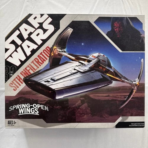 FIG: STAR WARS 30TH ANNIVERSARY DARTH MAUL SITH INFILTRATOR SPRING-OPEN WINGS