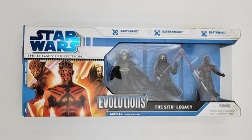 FIG: STAR WARS LEGACY COLLECTION EVOLUTIONS SITH LEGACY ACTION FIGURE SET