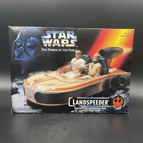 FIG: KENNER 1995 STAR WARS POWER OF THE FORCE LANDSPEEDER VEHICLE