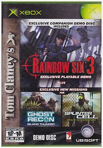XBX: RAINBOW SIX 3 [EXCLUSIVE COMPANION DEMO DISC]