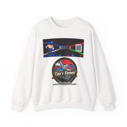 Cap’n Games Retro Arcade Crewneck Sweatshirt