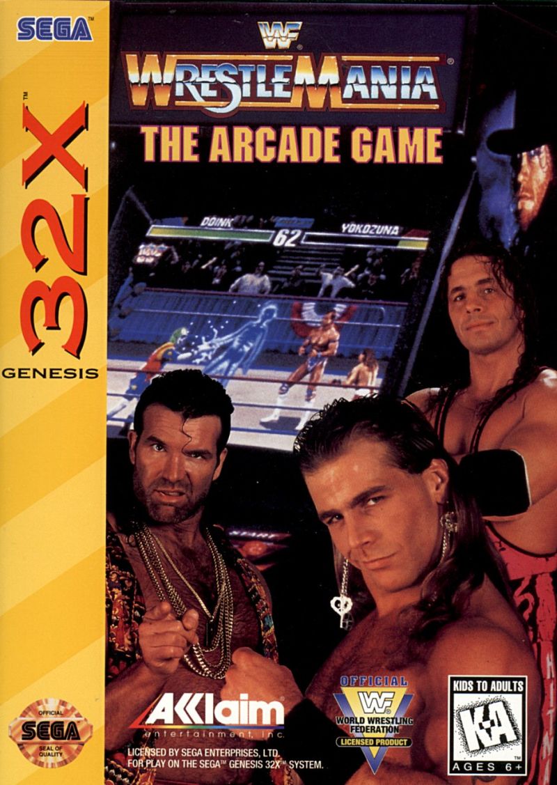 32X: WWF WRESTLEMANIA: ARCADE GAME