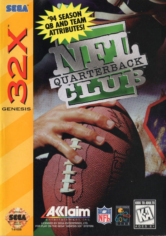 32X: NFL QUARTERBACK CLUB