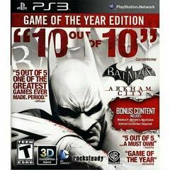 PS3: BATMAN: ARKHAM CITY [GAME OF THE YEAR]