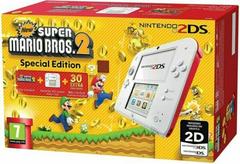 3DS: WHITE + RED 2DS WITH NEW SUPER MARIO BROS 2 PRE INSTALLED