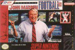SNES: JOHN MADDEN FOOTBALL '93 (NO 93 ON TOP LABEL)