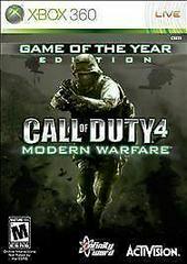360: CALL OF DUTY 4 MODERN WARFARE [GAME OF THE YEAR]