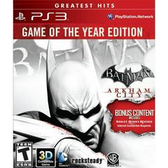 PS3: BATMAN: ARKHAM CITY [GAME OF THE YEAR GREATEST HITS]