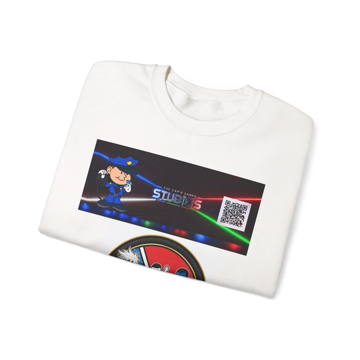 Cap’n Games Retro Arcade Crewneck Sweatshirt