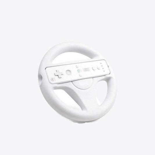 WII: Steering Wheel -  White