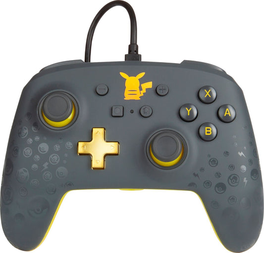 NS: PIKACHU GREY WIRED CONTROLLER