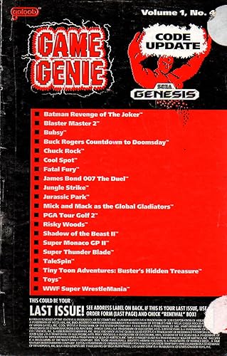 NES: GAME GENIE BY GALOOB
