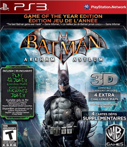 PS3: BATMAN: ARKHAM ASYLUM