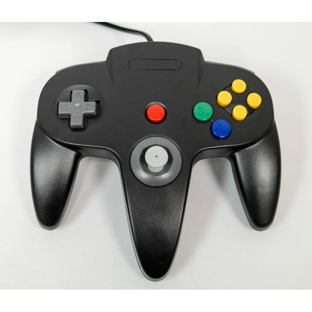 N64: BLACK CONTROLLER