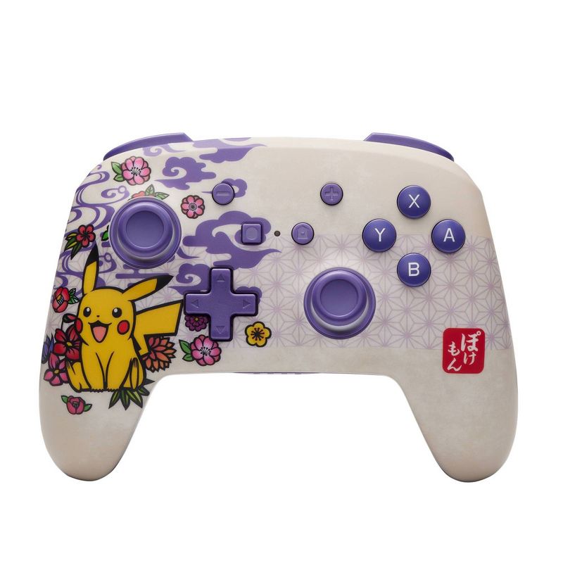 NS: CONTROLLER POWER A WIRELESS PIKACHU BLOSSOM (NEW)