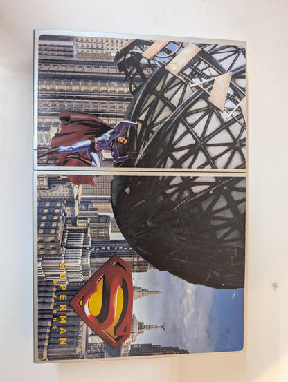 PS2: SLIM CONSOLE (SUPER MAN BUNDLE)