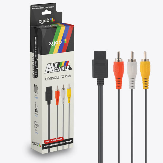 SNES/N64/GC: AV CABLE - XYAB - Cap'n Games, Inc.