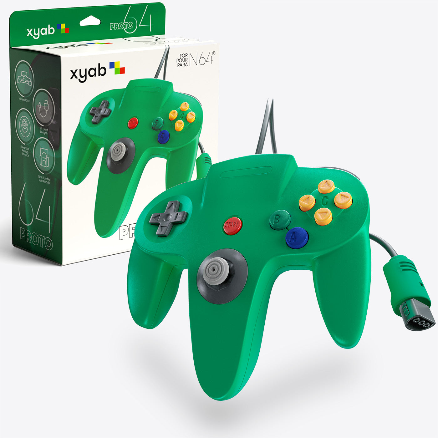 N64: Wired Controller - Green