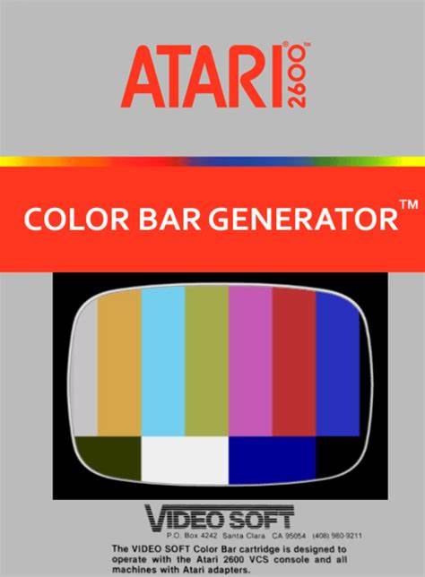 2600: COLOR BAR GENERATOR