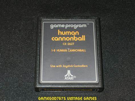 2600: HUMAN CANNONBALL [TEXT LABEL]
