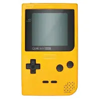 GBP: GAMEBOY POCKET WITH POKEMON YELLOW AND SHOULDER STRAP CARRY CASE