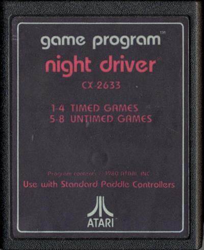 2600: NIGHT DRIVER [TEXT LABEL]