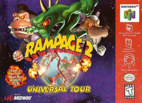 N64: RAMPAGE 2 UNIVERSAL TOUR