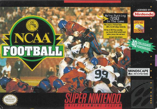 SNES: NCAA FOOTBALL