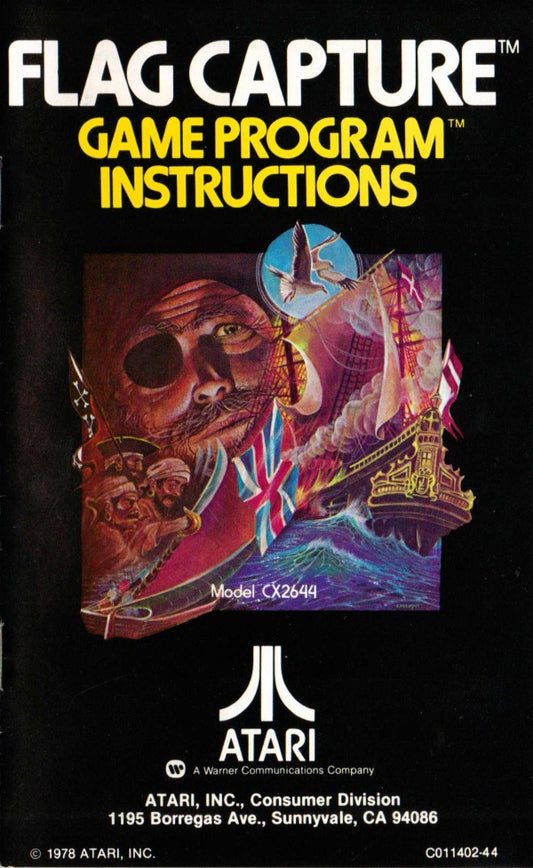 2600: FLAG CAPTURE [ATARI CORP PICTURE LABEL]