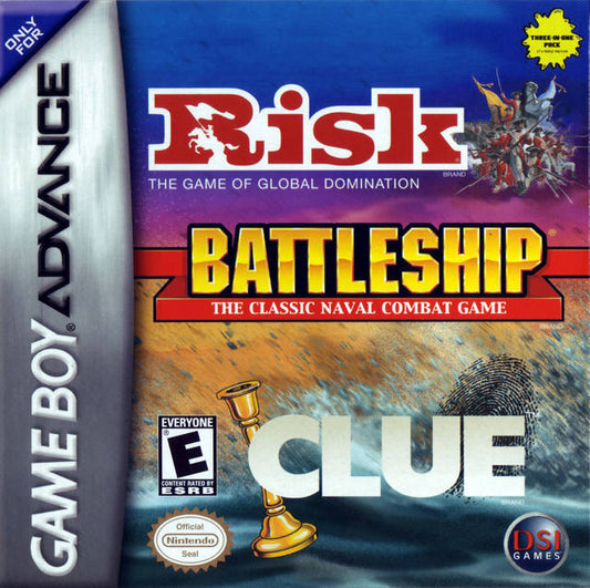GBA: RISK / BATTLESHIP / CLUE