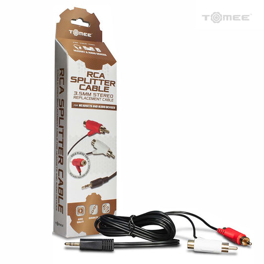 MISC: 3.5MM RCA STEREO SPLITTER - TOMEE