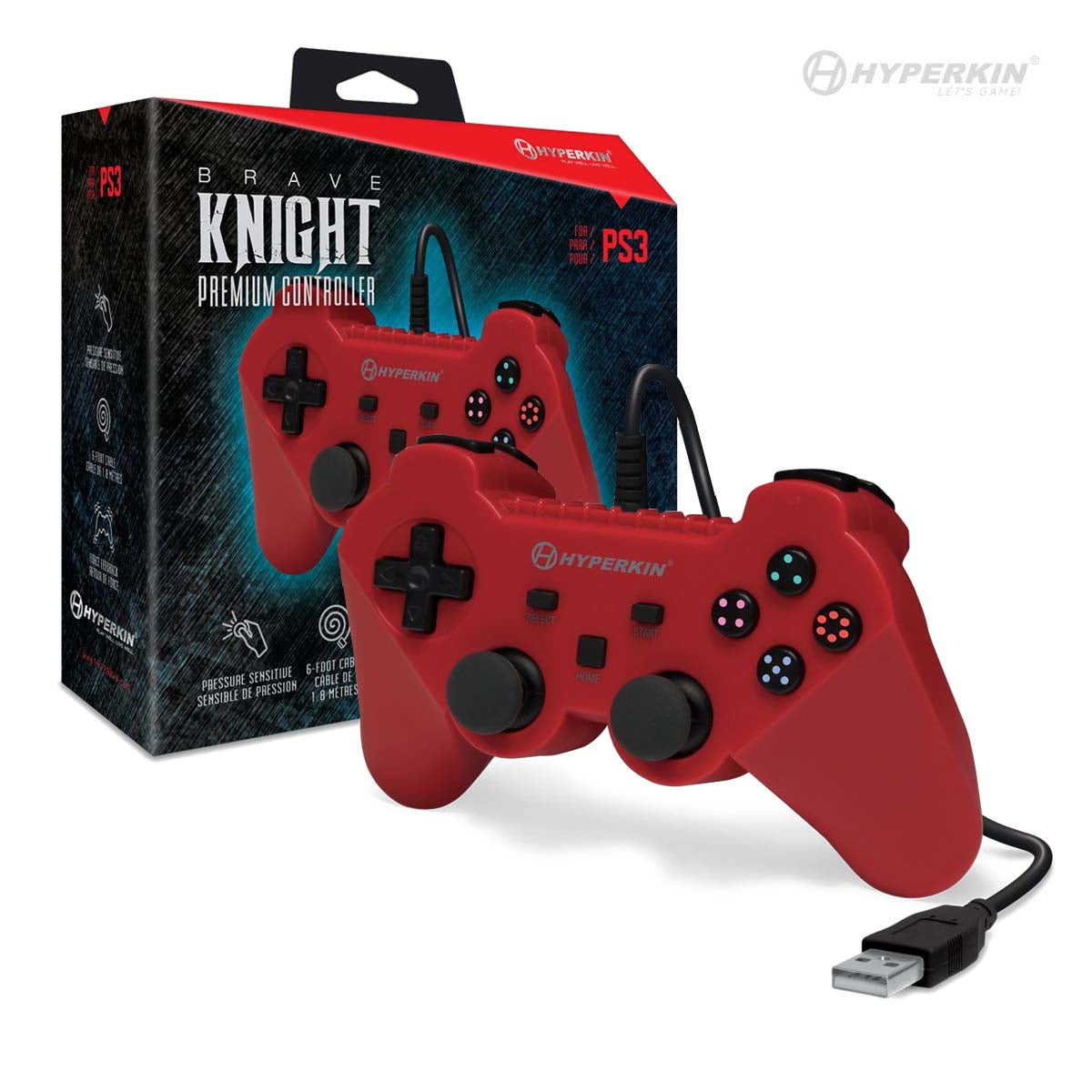 PS3: BRAVE KNIGHT CONTRTOLLER - PS3/PC/MAC